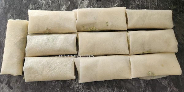 10 briouates quatre-quarts