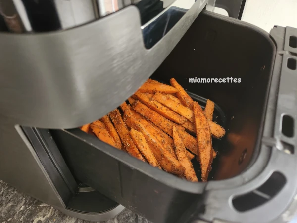 Frites de patates douces dans le Airfryer