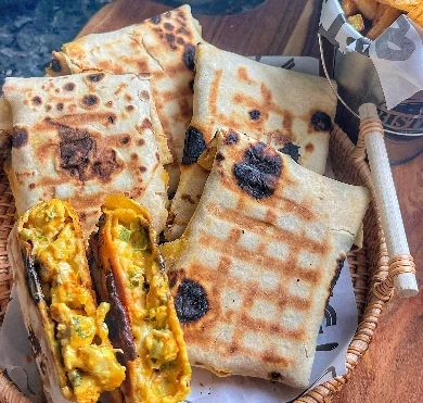 Tacos au poulet curry