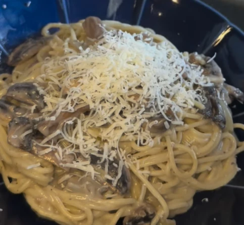 Pâtes aux champignons