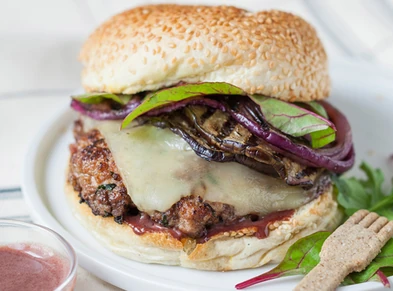 Burger bœuf et fromage de brebis