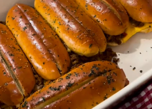 Sliders à la viande hachée