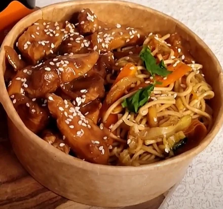 Nouilles au poulet