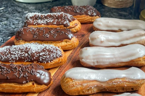 Éclairs chocolat et vanille