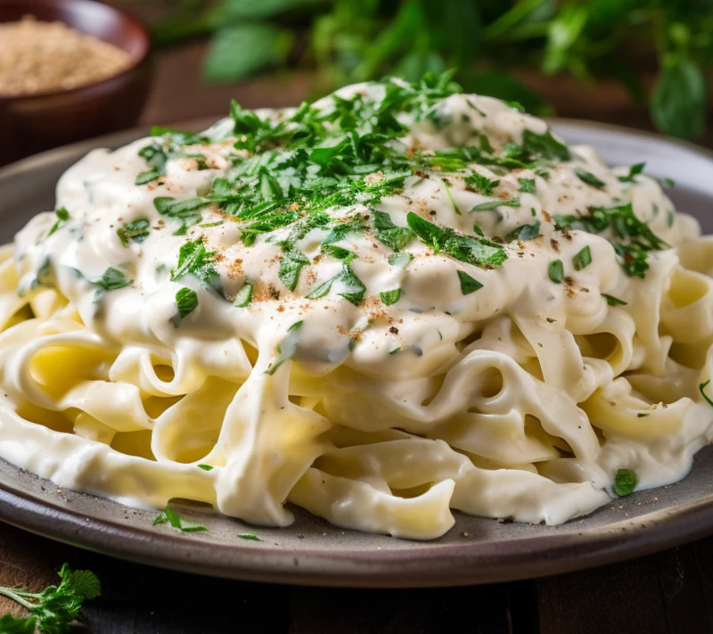 Pâtes sauce chèvre