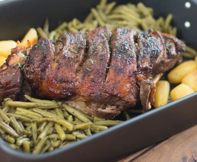 Gigot d’agneau au four