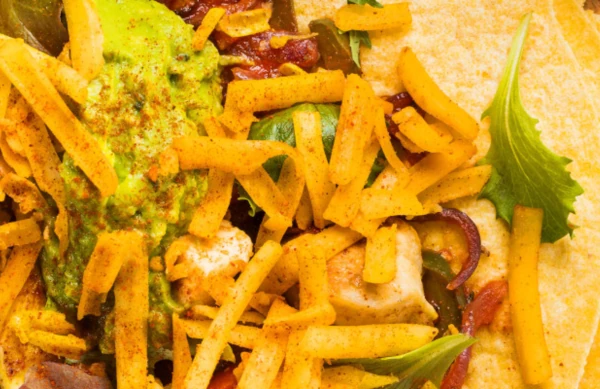 Fajitas poulet et cheddar