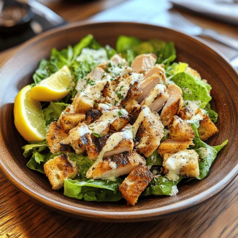 Salade césar poulet