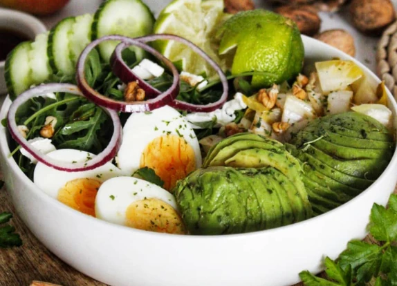 Salade avocat et endives