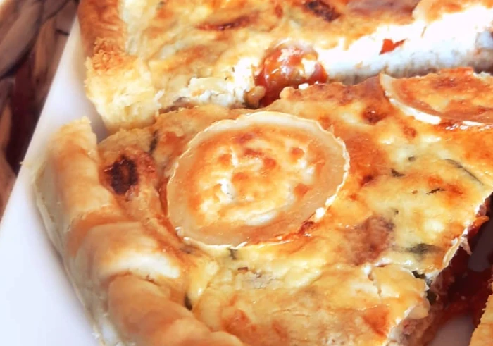 Quiche au thon moutarde et chèvre