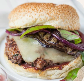 Burger bœuf et fromage de brebis