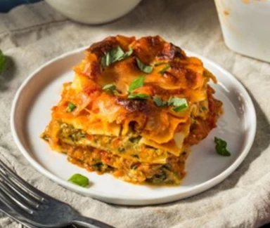 Lasagnes aux légumes et Mozzarella