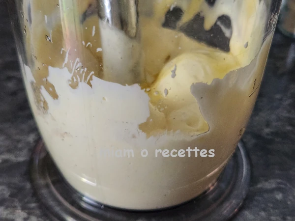 Préparation de la mayonnaise