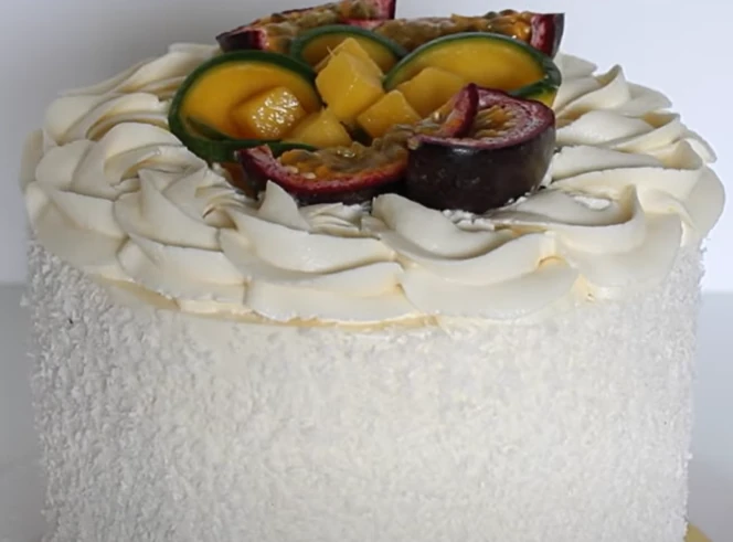 Layer cake mangue passion