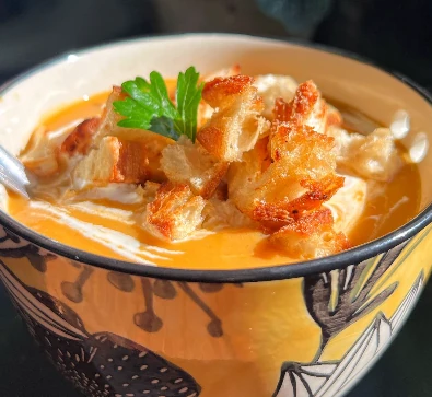 Velouté de légumes rôtis