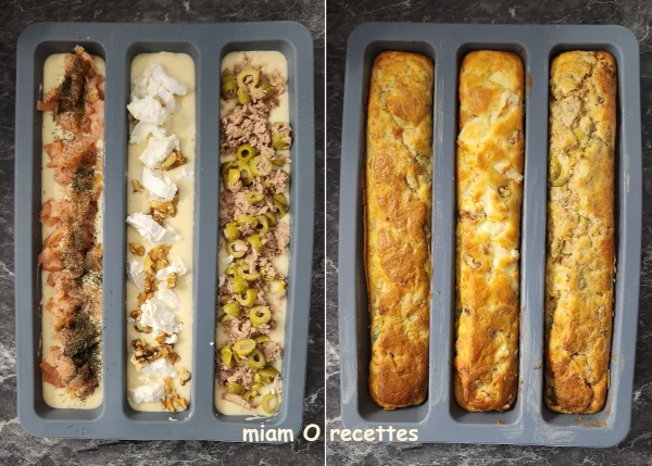 Cakes salés pour l'apéro