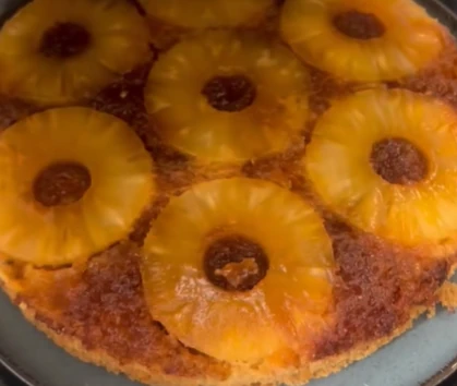 Gâteau retourné à l’ananas