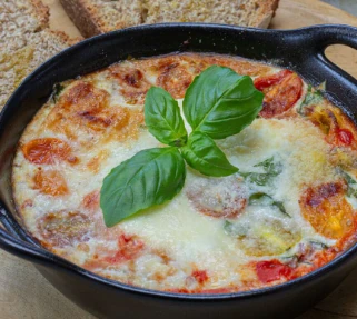 Œuf au four à l’italienne