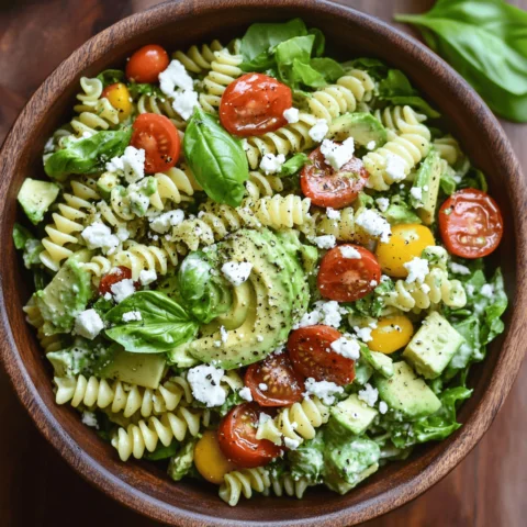 Salade de pâtes Avocat