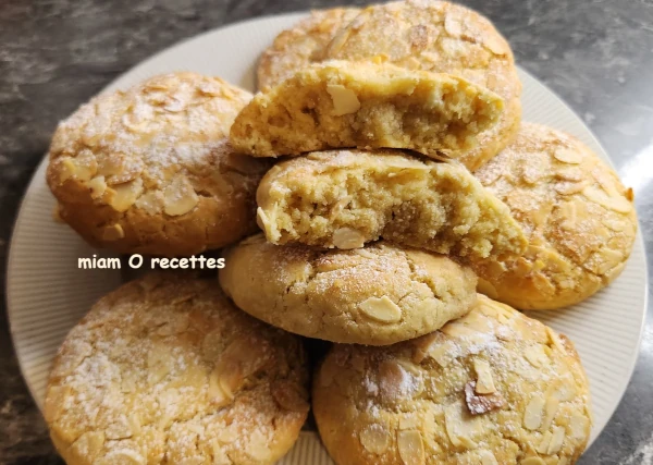 Cookies chocolat blanc et amandes