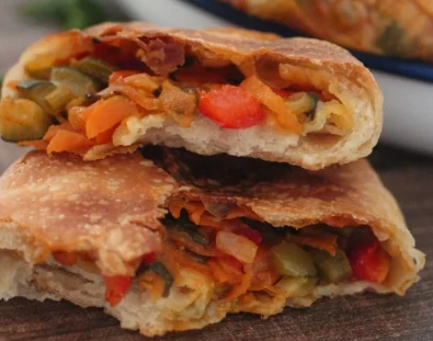 rghaifs au four farcis aux légumes