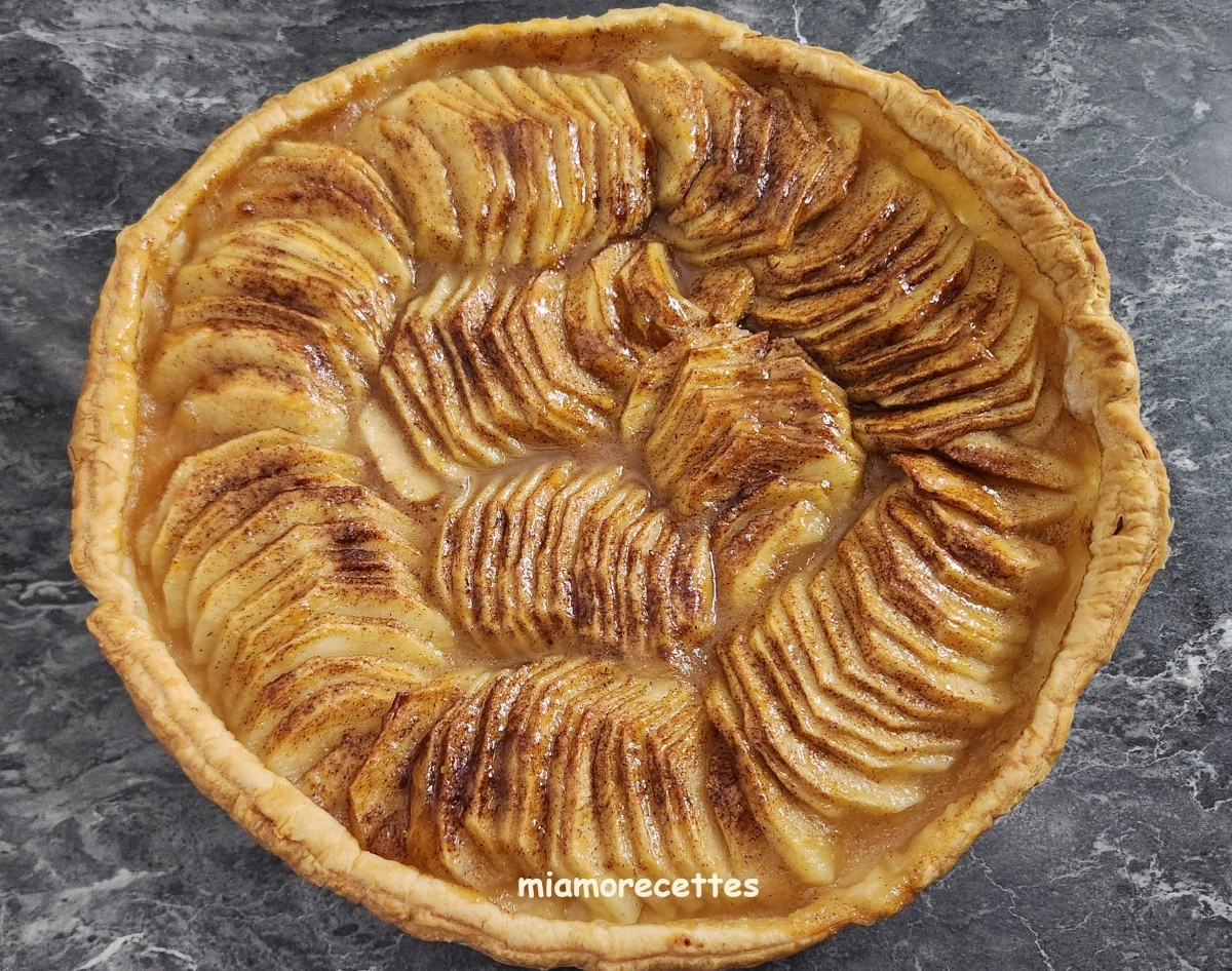 Tarte aux pommes express
