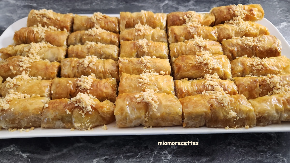 Baklava rolls aux cacahuètes