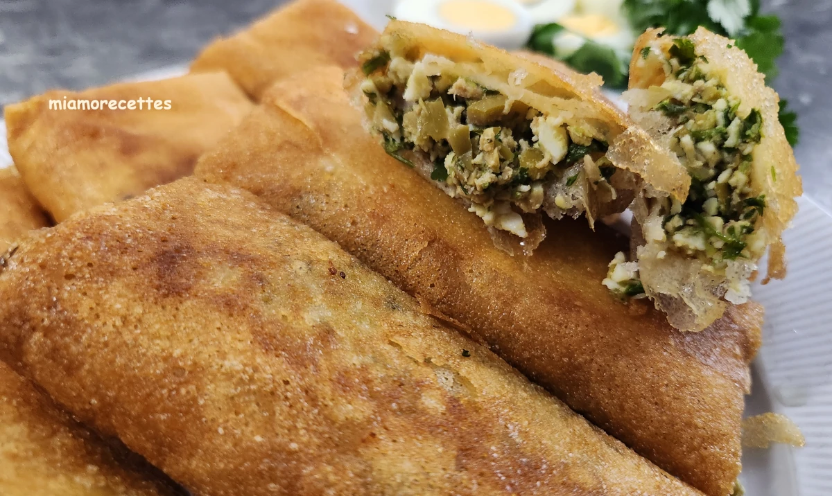 Bricks 4 quarts au thon, persil et olives vertes