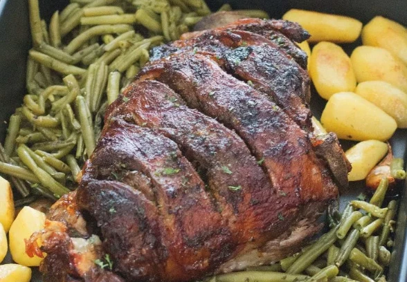 Gigot d’agneau au four