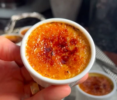 crèmes brûlées à la vanille