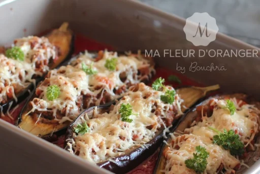 Gratin d’aubergines farcis