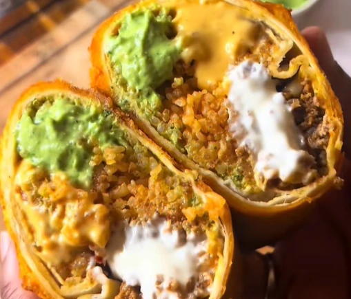 Burritos maison gratinés