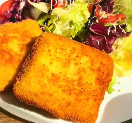 Croque Saumon pané