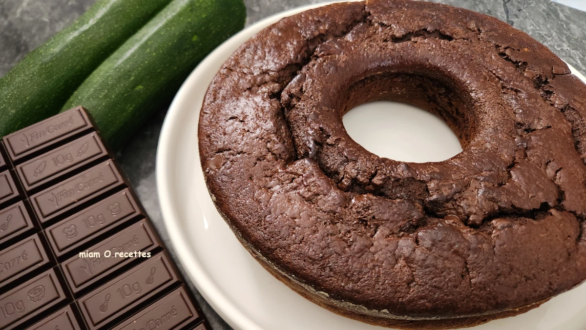 Gâteau chocolat courgette