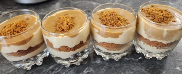 Verrine tiramisu spéculoos