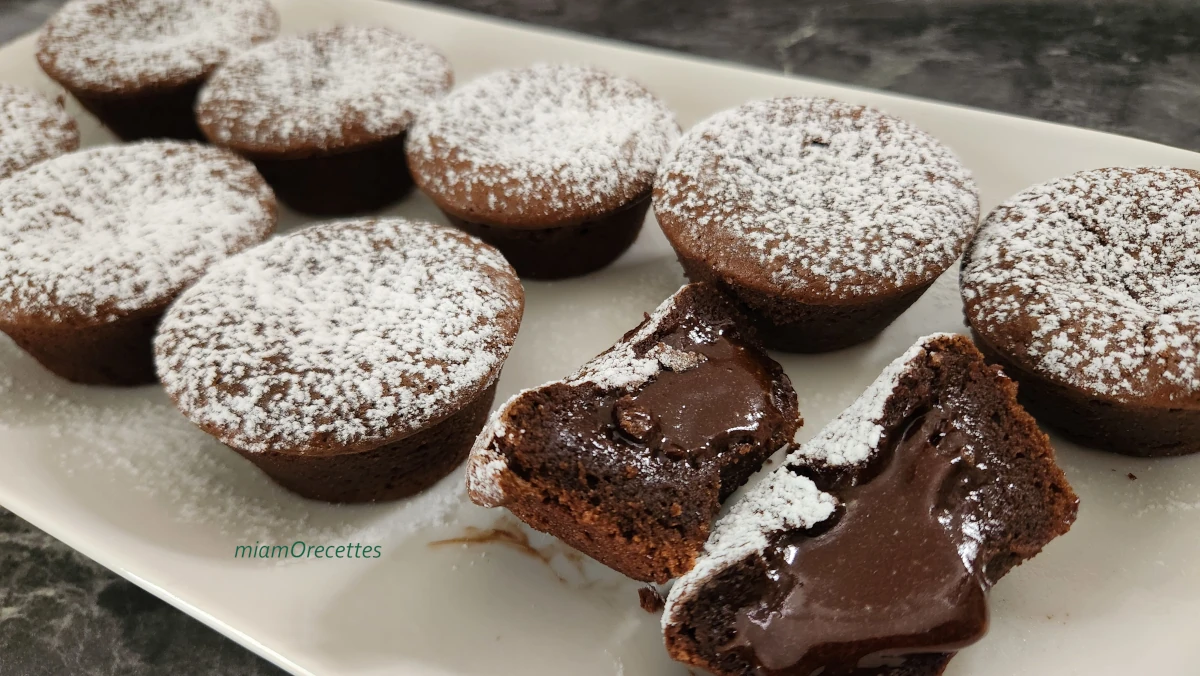 Mini fondants au chocolat