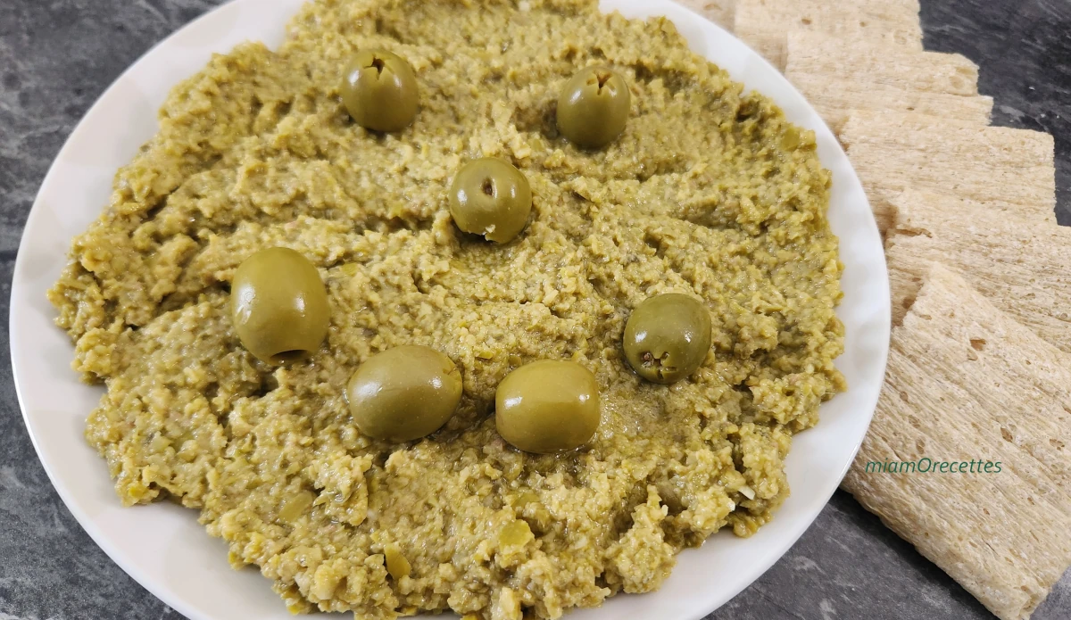 Tapenade d'olives vertes