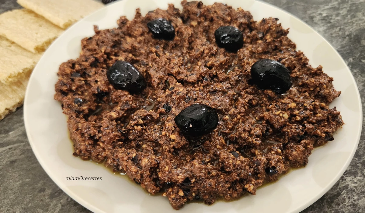Tapenade d’olives noires maison