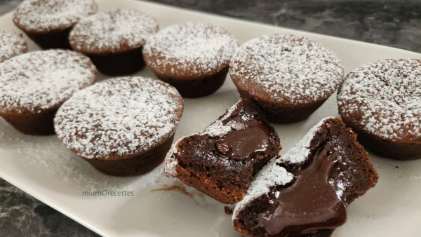 Mini fondants au chocolat