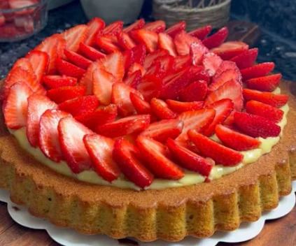 Tarte aux fraises