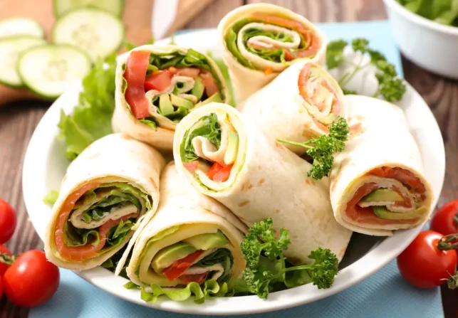 Wrap saumon avocat