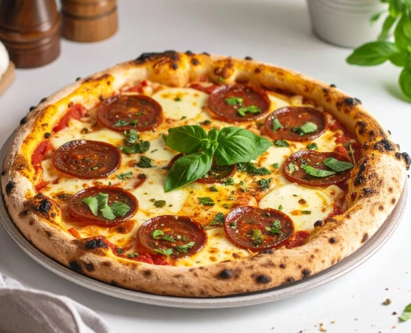 Pizza au chorizo