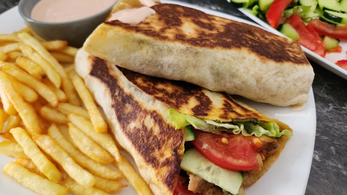 Meilleur Wrap au poulet maison facile et irrésistible