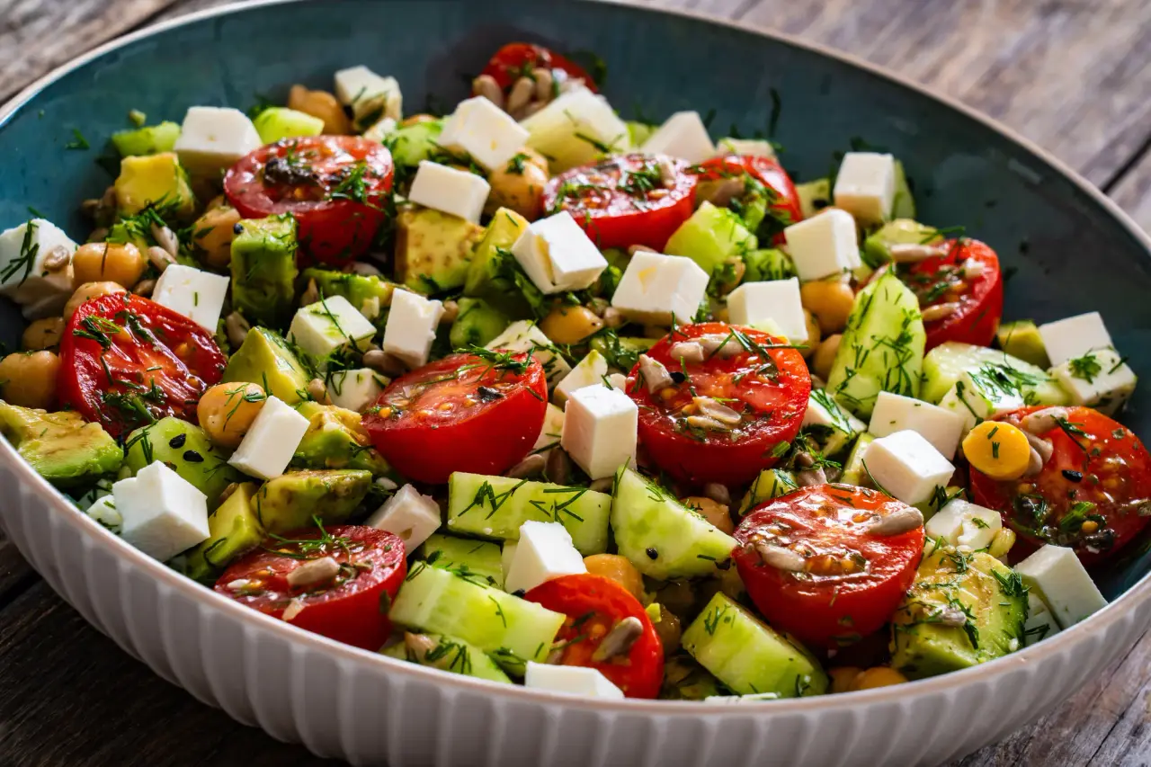 Salade tomate et feta