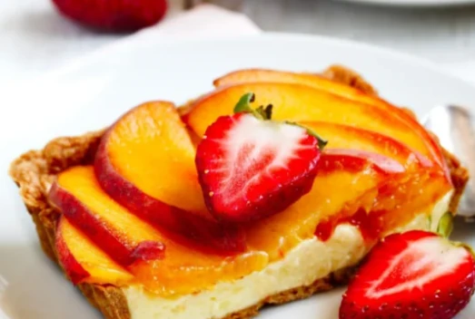 Tartes pêches et spéculoos