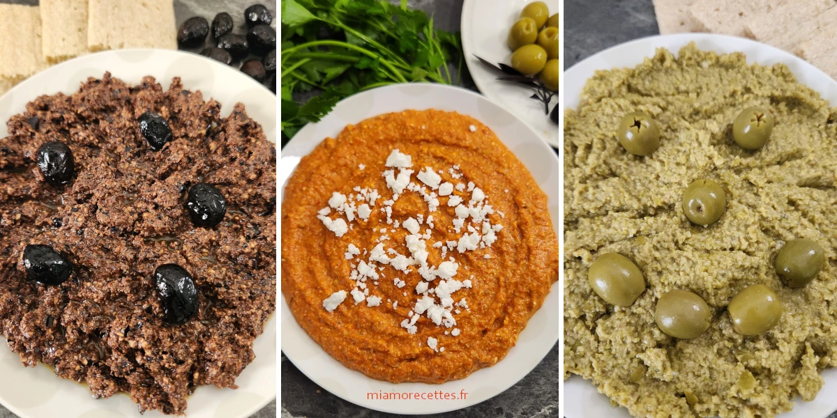 3 recettes de tapenade
