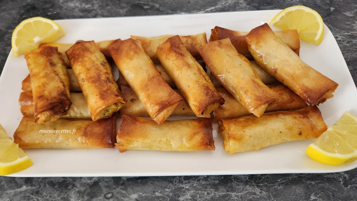 Cigares au thon et aux légumes